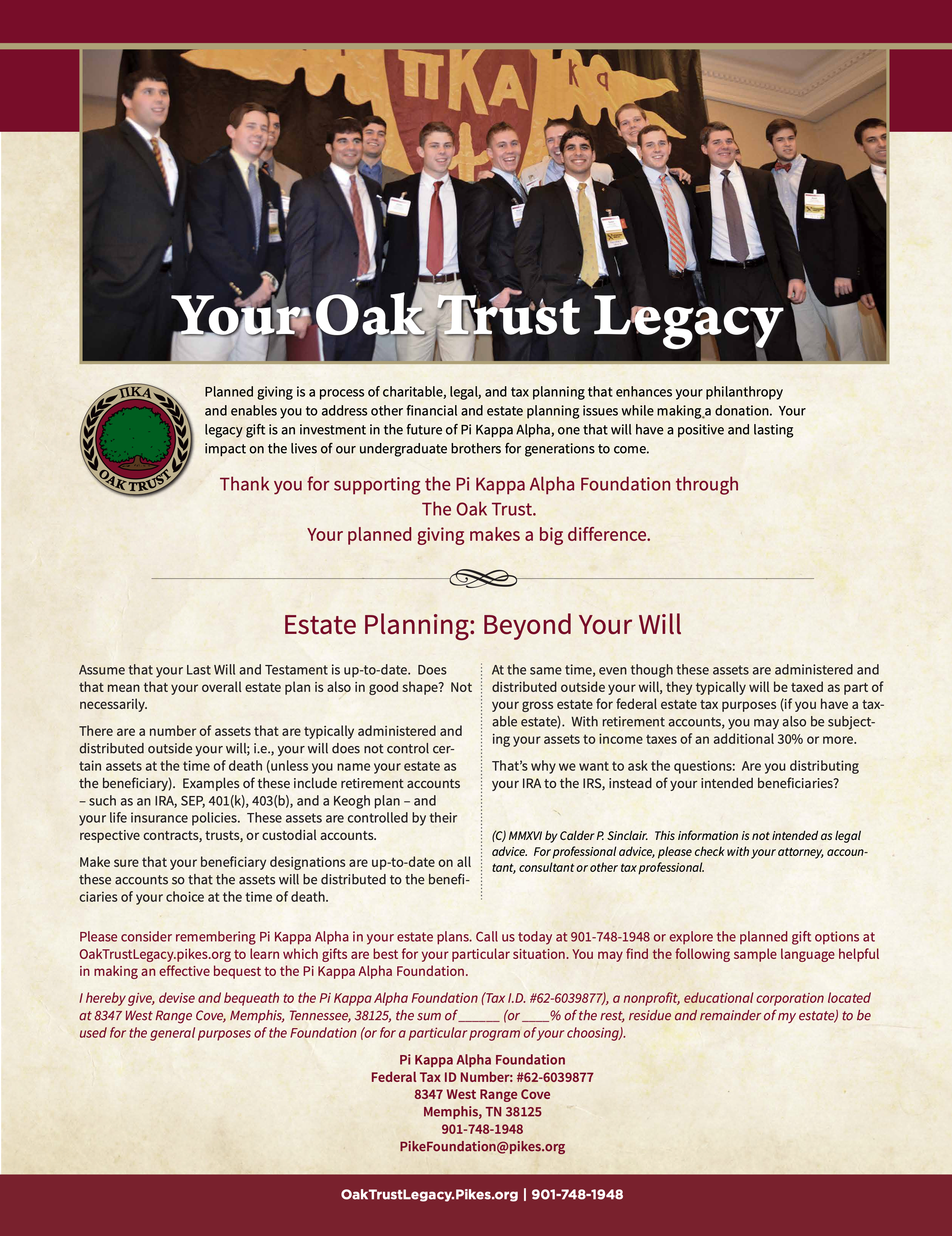 Oak Trust Legacy